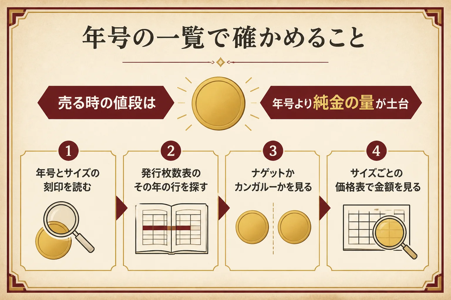 年号の一覧で確かめる4つのこと