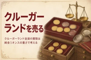 クルーガーランド金貨の買取を考える人向けのアイキャッチ