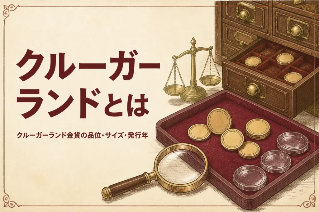 クルーガーランド金貨の基本を解説する記事のアイキャッチ