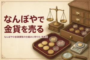 なんぼやの金貨買取を解説する記事のアイキャッチ